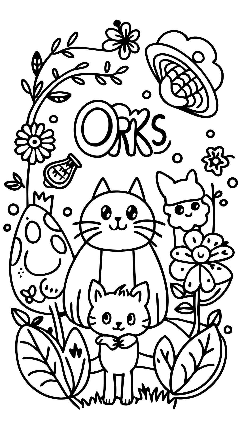 oik coloring page